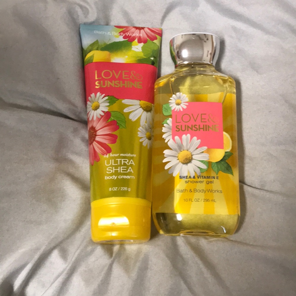 Lotion and shower gel